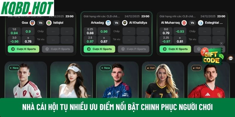 Nhà cái hội tụ nhiều ưu điểm nổi bật chinh phục người chơi